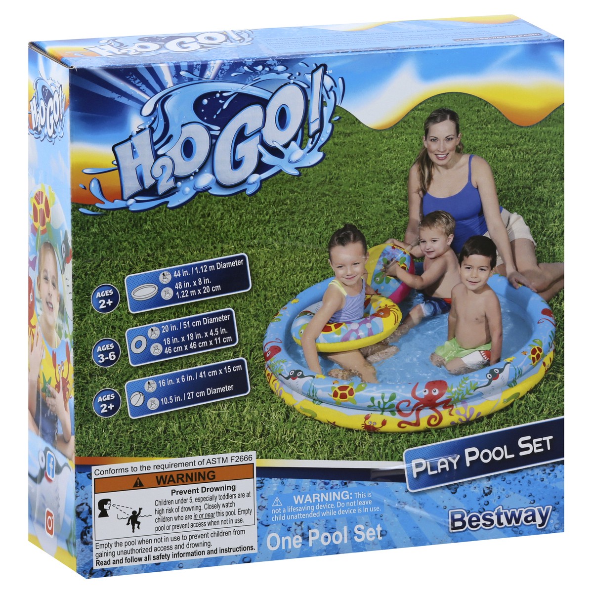 slide 8 of 11, Bestway Pool Set 1 ea, 1 ct