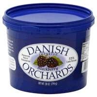 slide 1 of 1, Danish Orchards Fruit Preserves Premium Blackberry, 28 oz