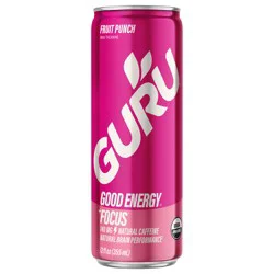 Guru Fruit Punch Organic Energy Drink - 12 fl oz