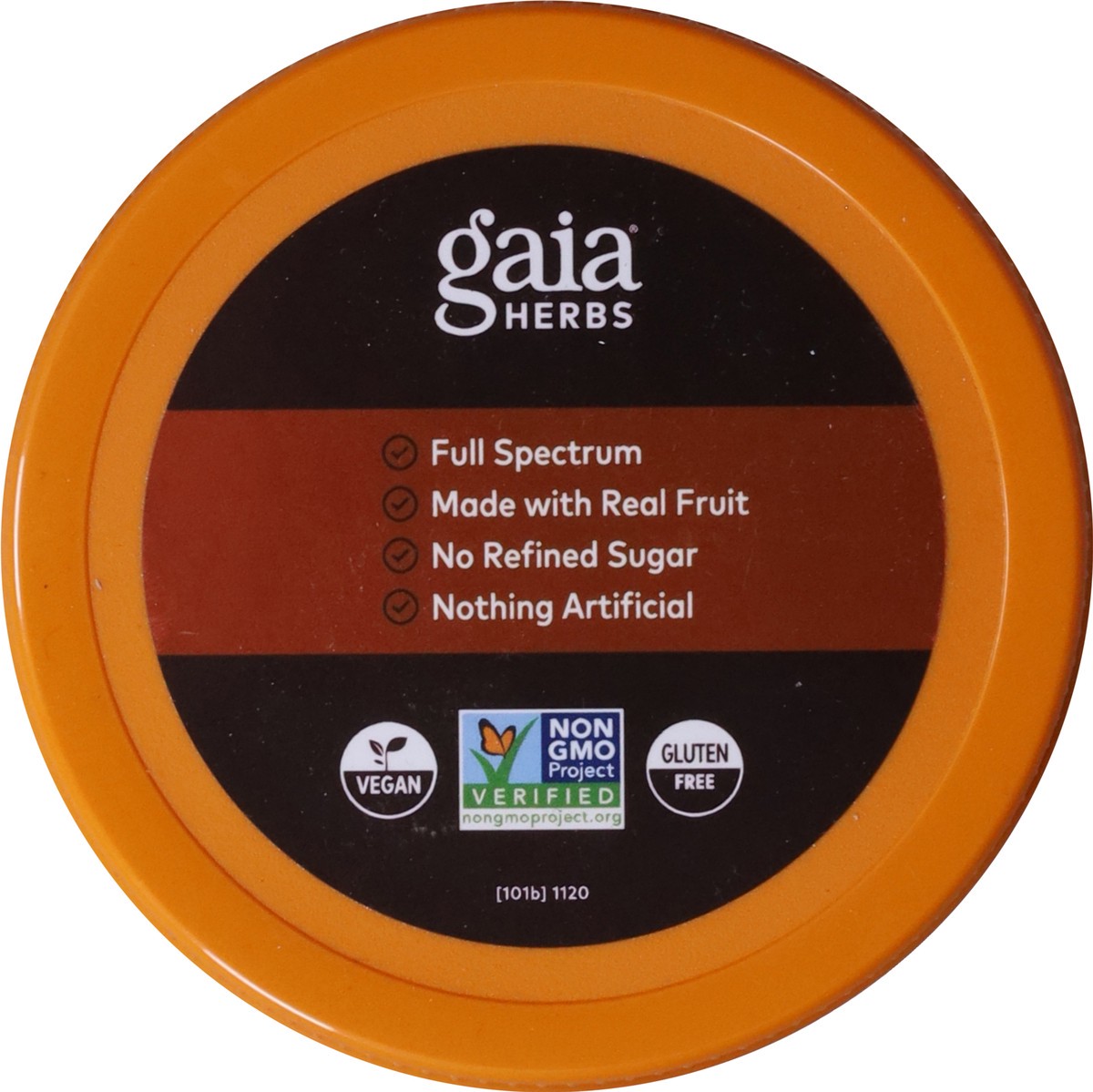 slide 14 of 14, Gaia Herbs Extra Strength Lemon Ginger Flavor Turmeric Supreme 60 Vegan Gummies, 60 ct