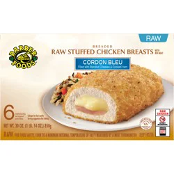 Barber Foods Stuffed Chicken Breasts Cordon Bleu, 6 Count