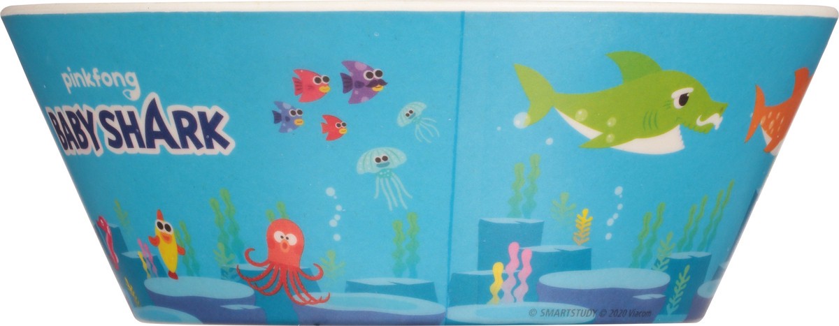 slide 9 of 12, Zak! Designs Baby Shark Melamine Bowl - Blue, 1 ct