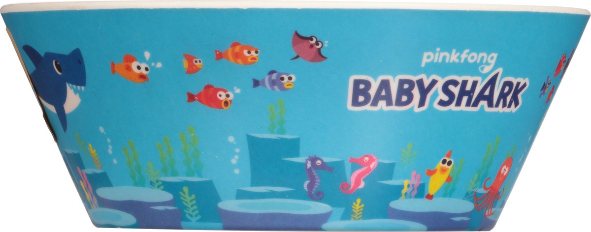slide 2 of 12, Zak! Designs Baby Shark Melamine Bowl - Blue, 1 ct