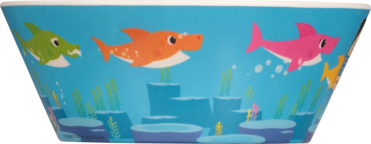 slide 4 of 12, Zak! Designs Baby Shark Melamine Bowl - Blue, 1 ct
