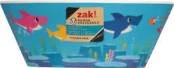 Zak! Designs Baby Shark Melamine Bowl - Blue