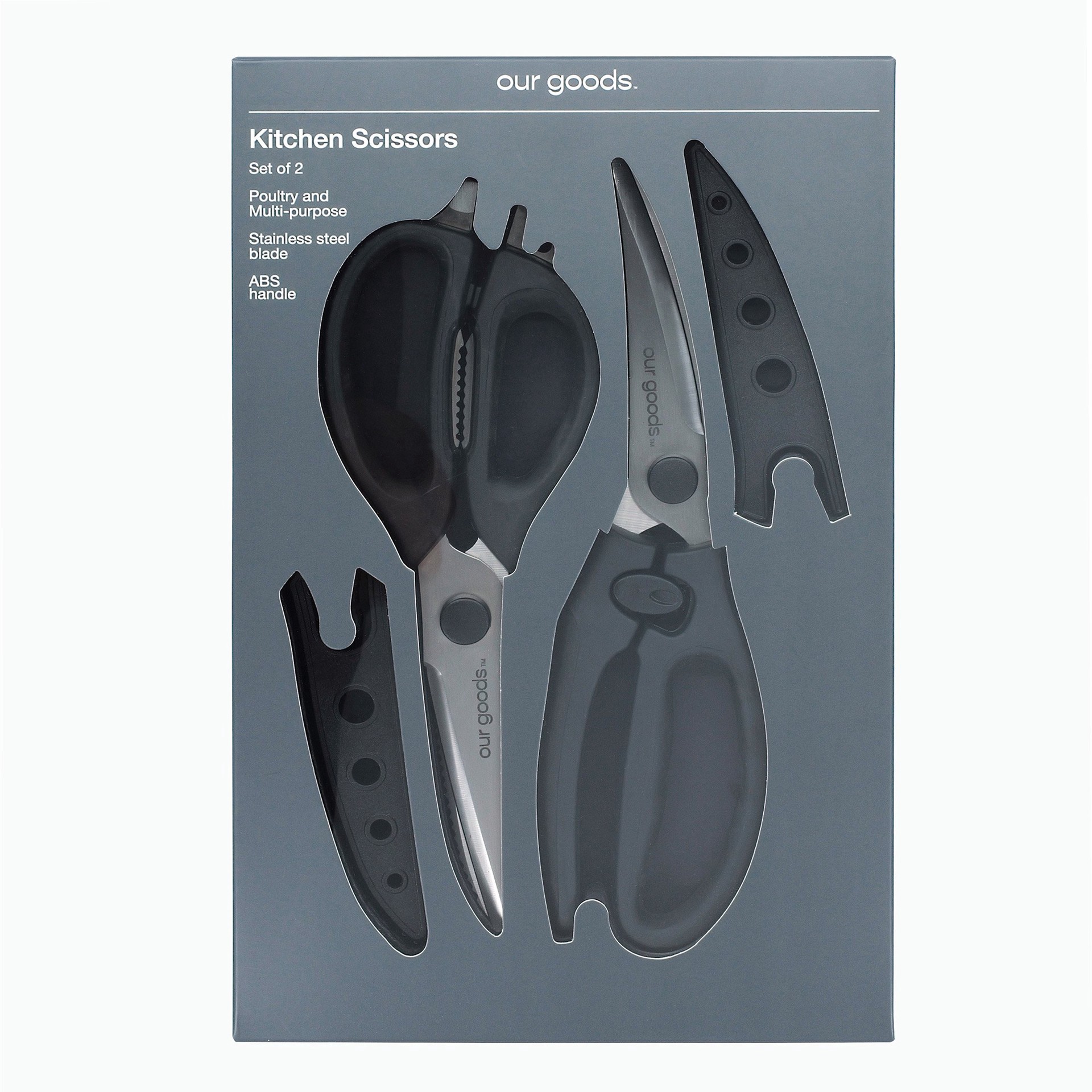 slide 1 of 1, our goods Multi-purpose Kitchen Scissors Set, 2 ct