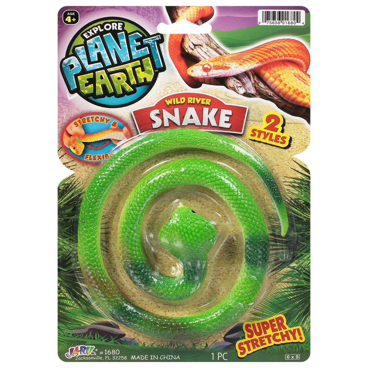 slide 1 of 11, Ja-Ru Explore Planet Earth Wild River Snake Toy 1 ea, 1 ct