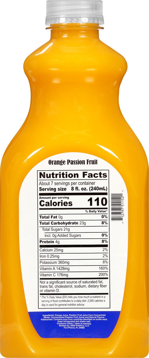 slide 5 of 13, Indian River Select Premium Orange Passion Fruit Juice - 52 oz, 52 oz