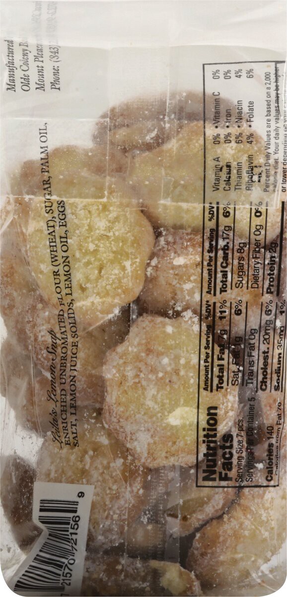 slide 6 of 12, Olde Colony Bakery Leila's Lemon Snaps 5 oz, 5 oz