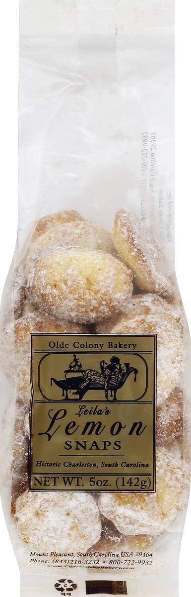 slide 4 of 12, Olde Colony Bakery Leila's Lemon Snaps 5 oz, 5 oz