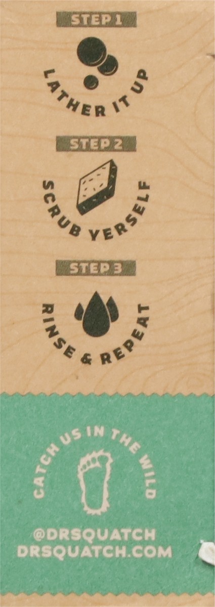 slide 4 of 12, Dr. Squatch Light Grit Men's Natural Rainforest Rapids Soap 5 oz, 5 oz