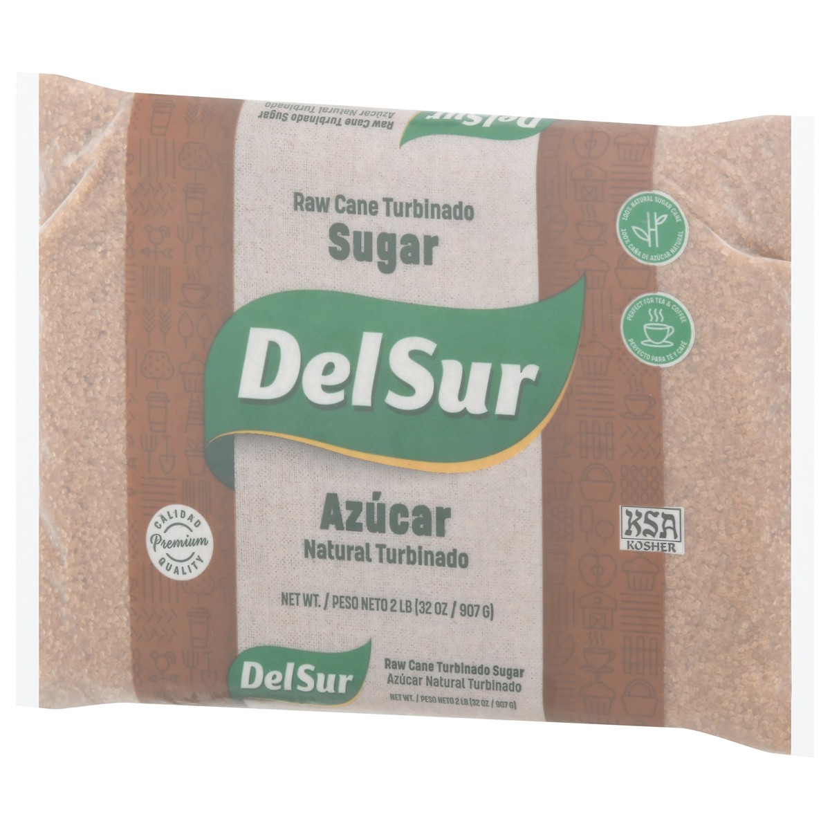 slide 2 of 4, Del Sur Raw Cane Turbinado Sugar 2 lb, 2 lb