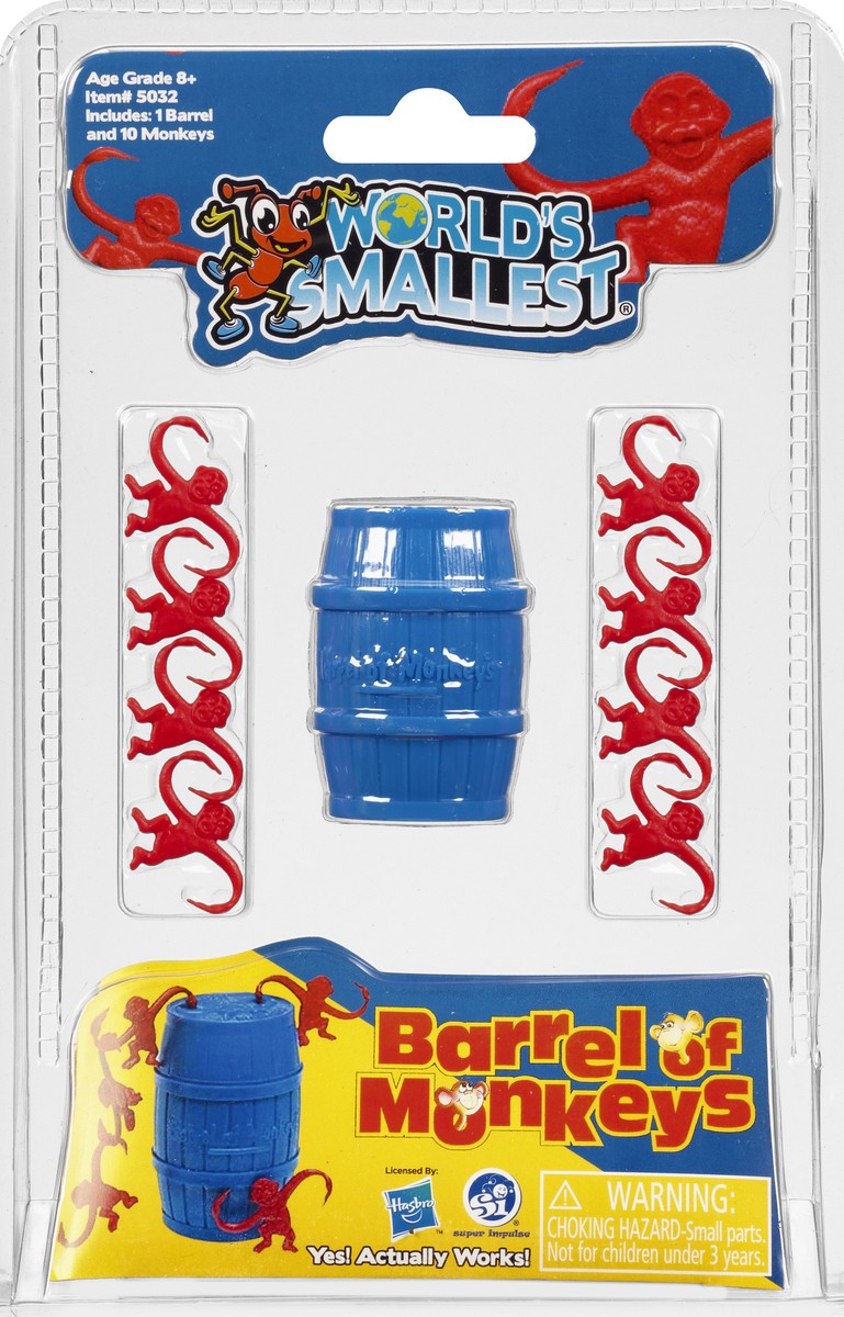 slide 1 of 11, World's Smallest Age Grade 8+ Barrel of Monkeys 1 ea, 1 ct