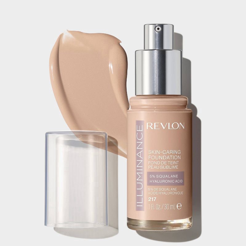 slide 6 of 6, Revlon Illuminance 217 Skin-Caring Foundation 1 fl oz, 1 oz