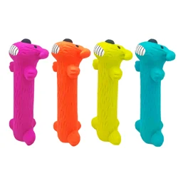 Meijer 6" Mini Latex Loofa Dog Toy In Assorted Colors