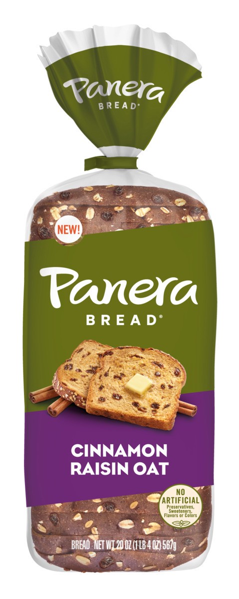 slide 3 of 12, Panera Bread Bread, Cinnamon Raisin Oat, 20 oz
