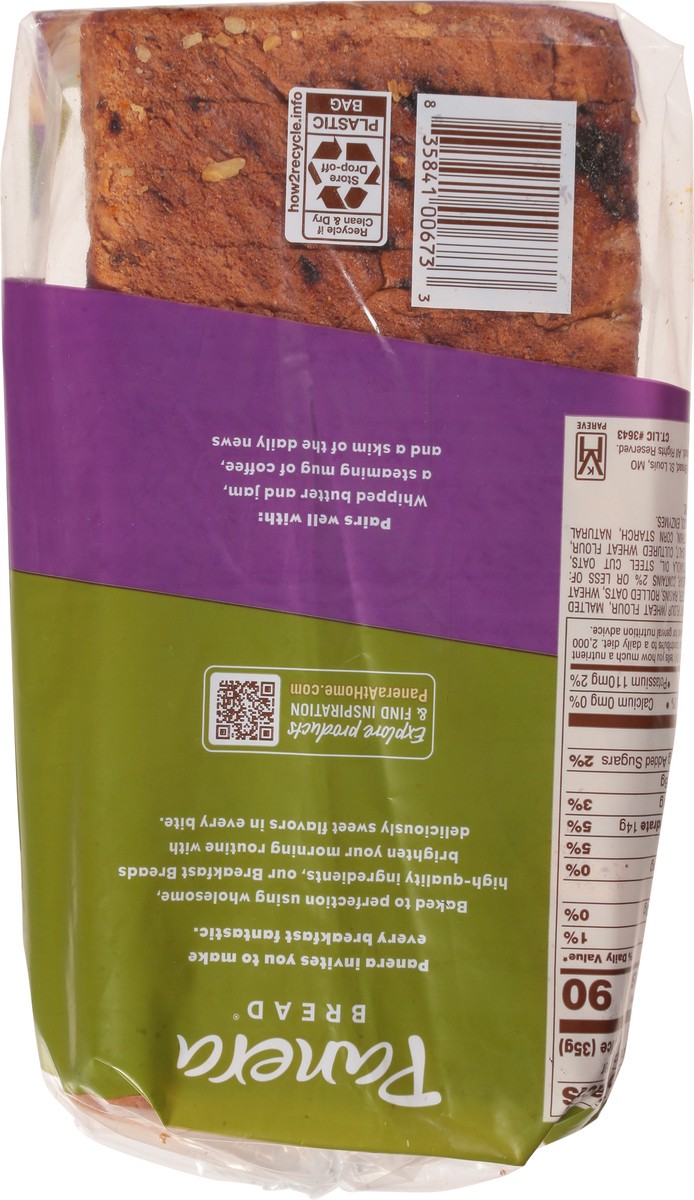 slide 5 of 12, Panera Bread Bread, Cinnamon Raisin Oat, 20 oz