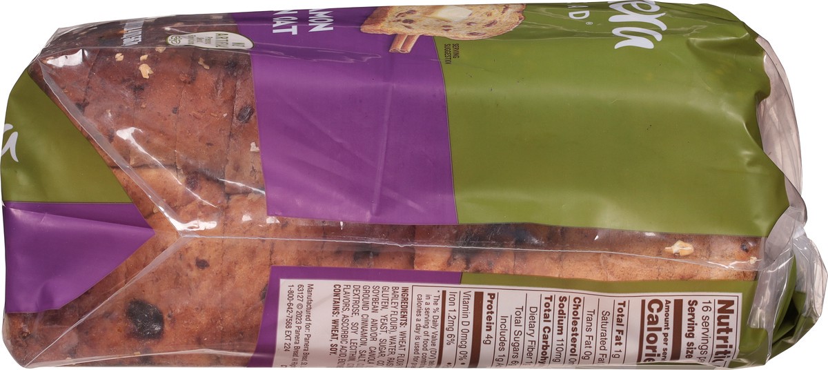 slide 6 of 12, Panera Bread Bread, Cinnamon Raisin Oat, 20 oz