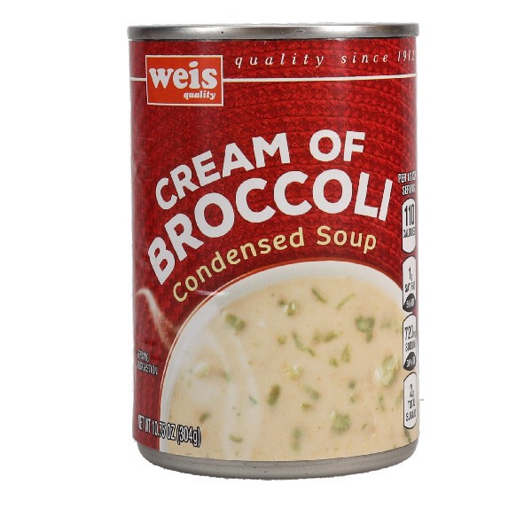 slide 1 of 6, Weis Quality Cream of Broccoli Condensed Soup, 10.75 oz