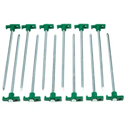 Lake & Trail 10" Steel T-Top Tent Stakes