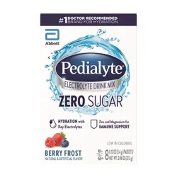 Pedialyte Zero Sugar Electrolyte Water 3.4 Gram Powder