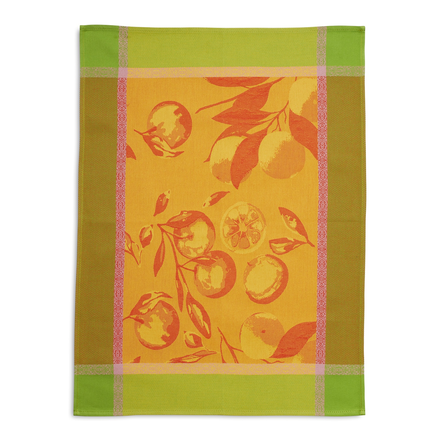 slide 1 of 1, Sur La Table Jacquard Citrus Kitchen Towel, 28 in x 18 in