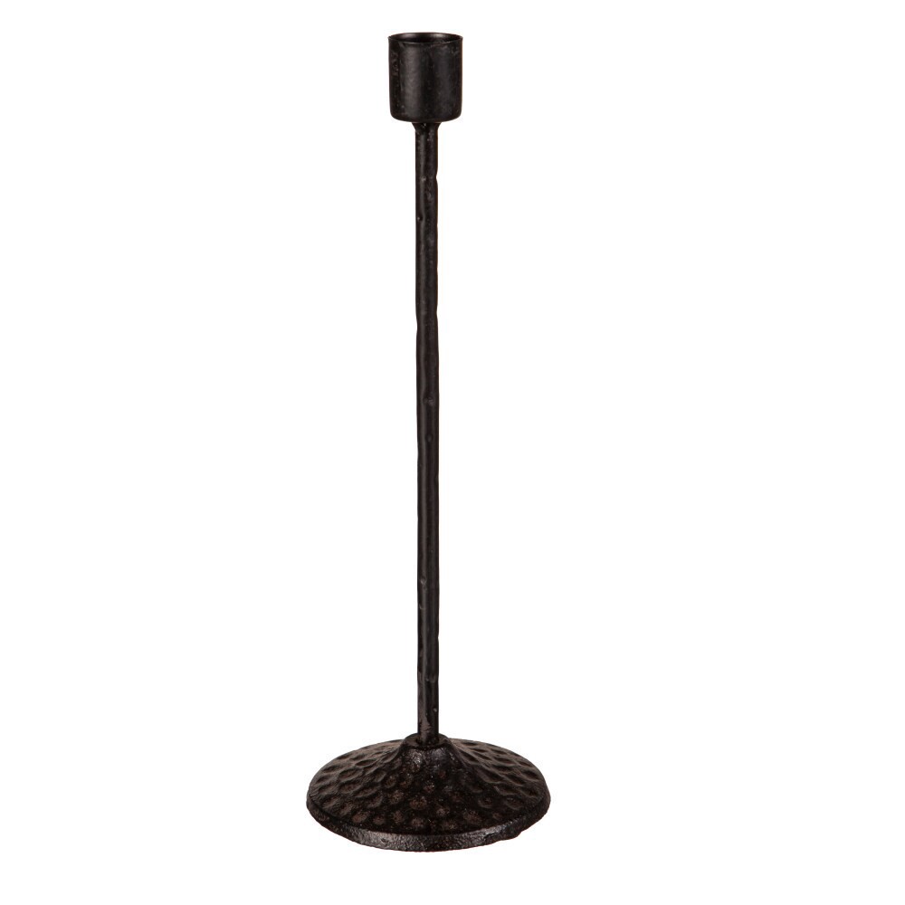 slide 1 of 1, Bambeco Metal Candle Holder Black, 1 ct