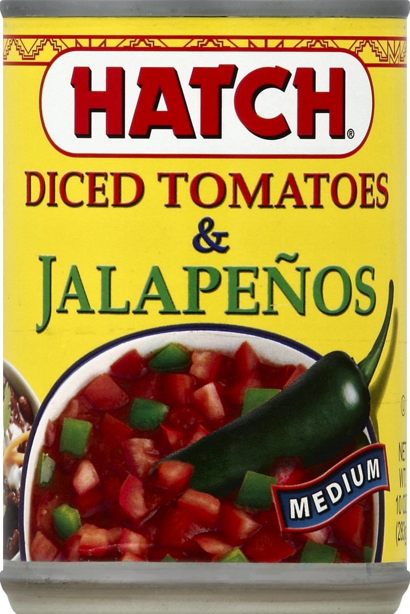 slide 2 of 2, Hatch Diced Tomatoes and Jalapenos Medium, 10 oz