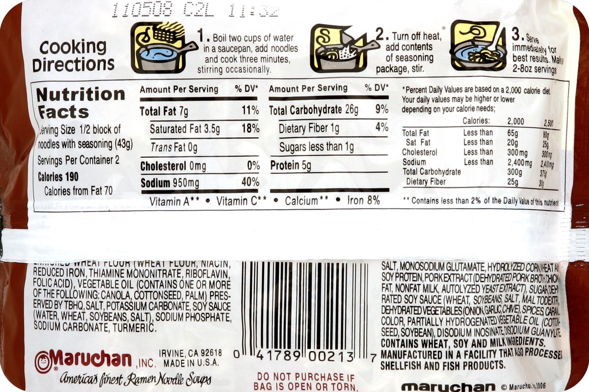 slide 6 of 6, Maruchan Ramen Noodle Soup 3 oz, 3 oz