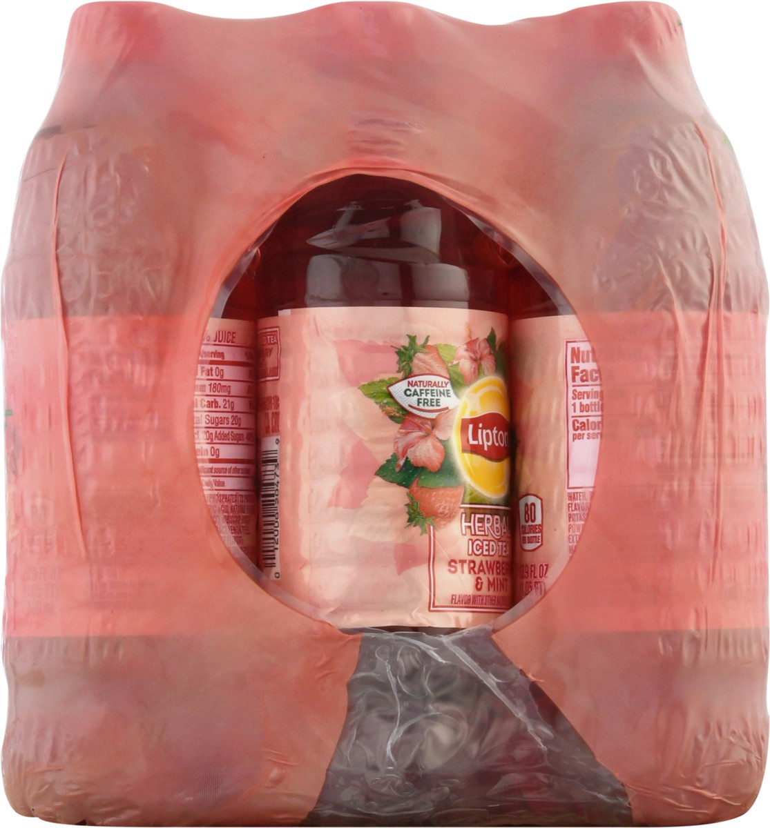 slide 6 of 9, Lipton Herbal Iced Tea Strawberry & Mint Flavor 16.9 Fluid Ounce - 202.8 oz, 202.8 oz