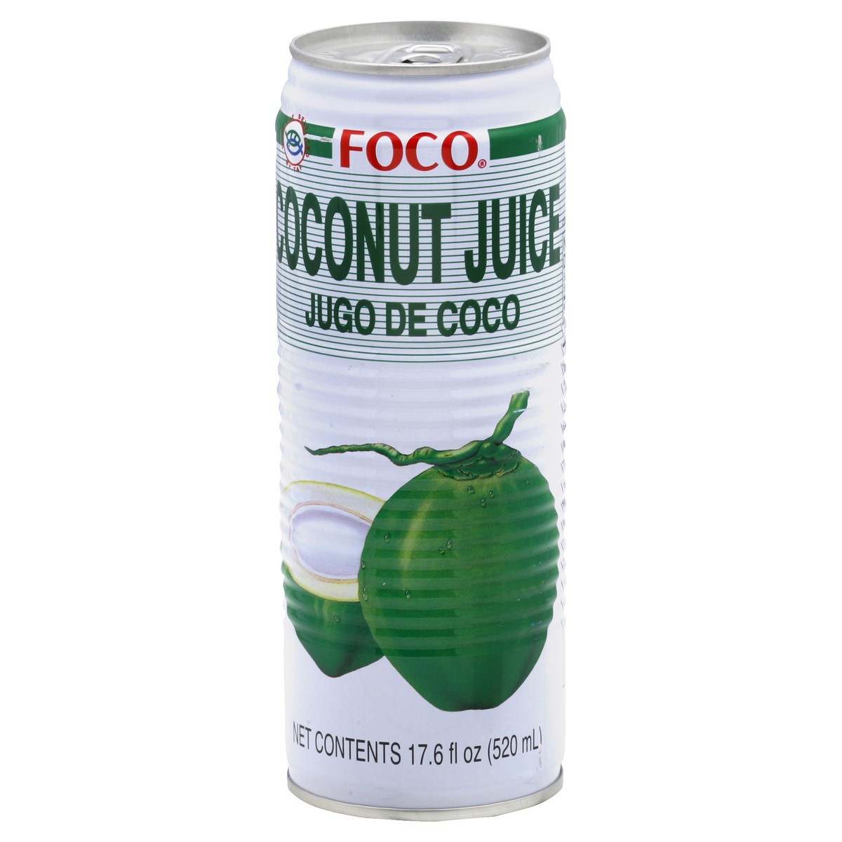 slide 5 of 5, Foco Coconut Juice 17.6 fl oz, 17.6 fl oz