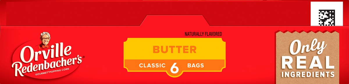 slide 4 of 9, Orville Redenbacher's Popping Corn Gourmet Butter Classic Bags, 6 ct; 3.29 oz