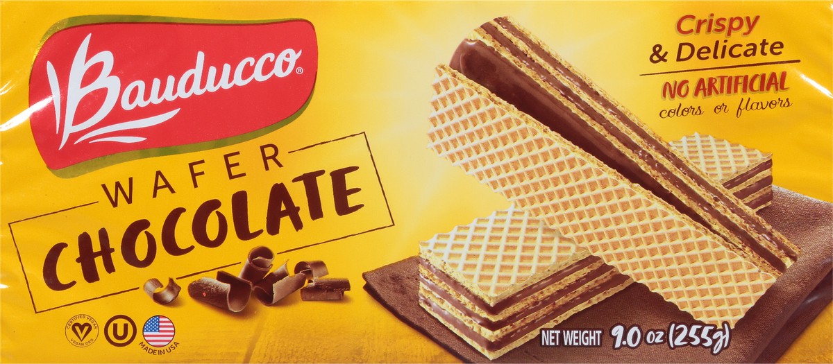 slide 8 of 15, Bauducco Chocolate Wafer 9.0 oz, 9 oz