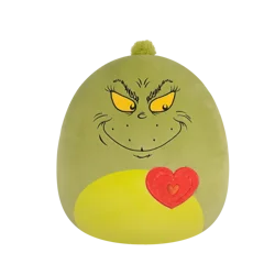 Squishmallows Grinch With Heart