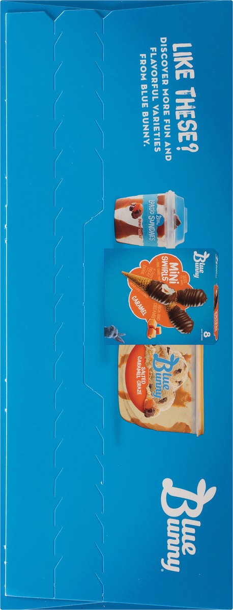 slide 4 of 12, Blue Bunny 6 Pack Caramel Lovers Frozen Dairy Dessert Cones 6 ea, 6 ct