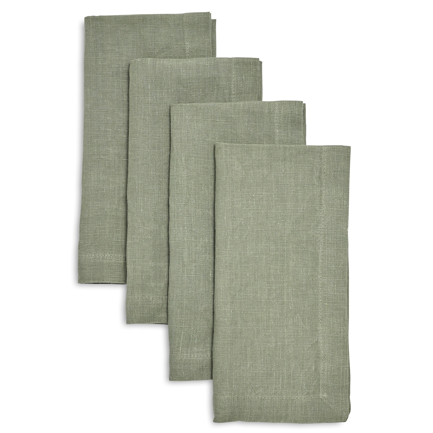 slide 1 of 1, Sur La Table Linen Napkins, Sage, 4 ct