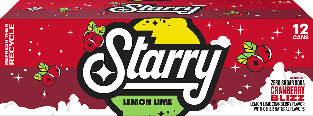 slide 1 of 1, Starry Cranberry Zero Sugar - 12 ct; 12 oz, 12 ct; 12 oz