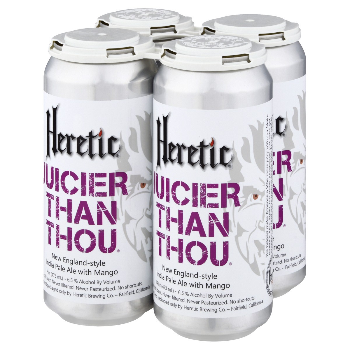 slide 5 of 11, Heretic Juicier than Thou Beer 4 ea, 6 ct; 12 oz