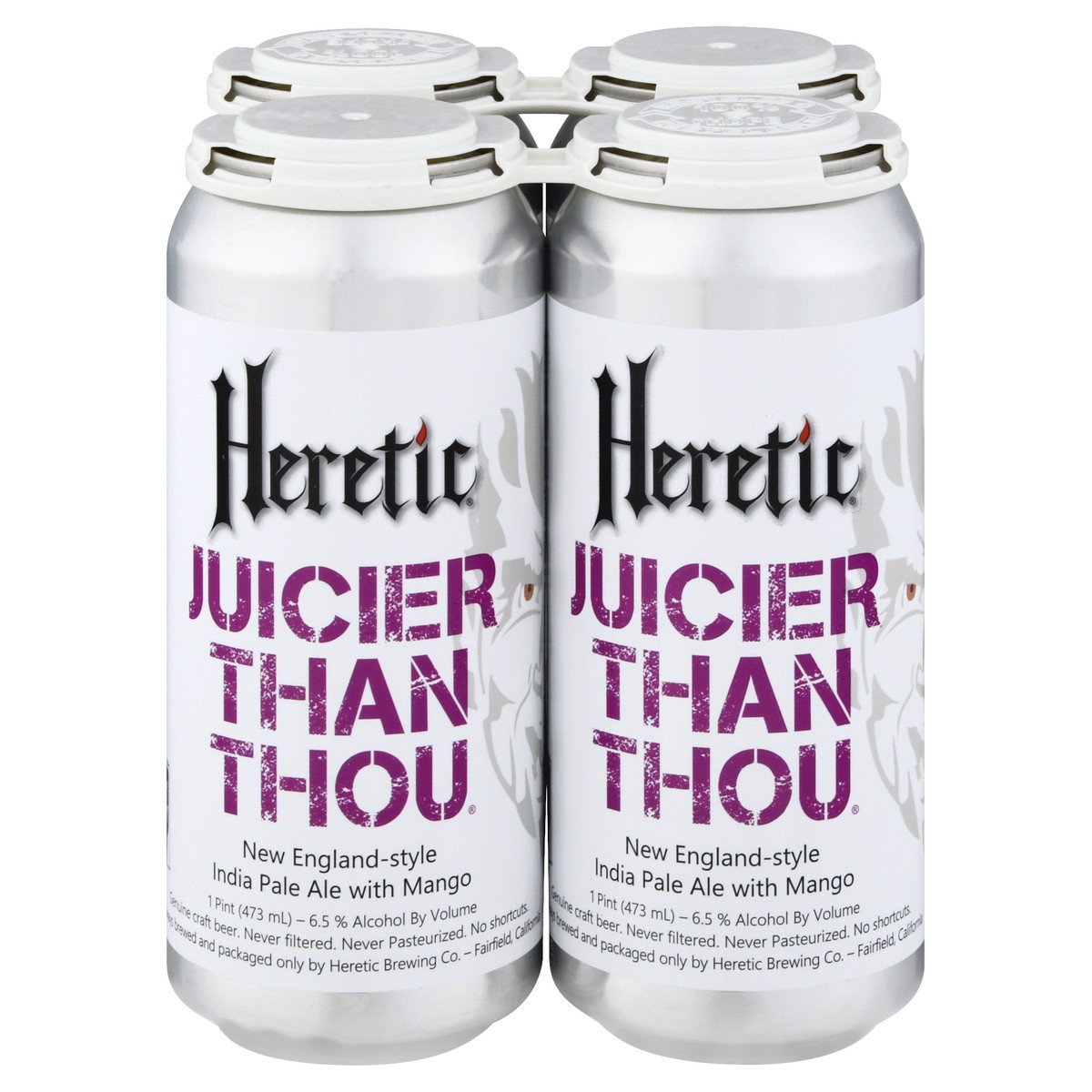 slide 1 of 11, Heretic Juicier than Thou Beer 4 ea, 6 ct; 12 oz