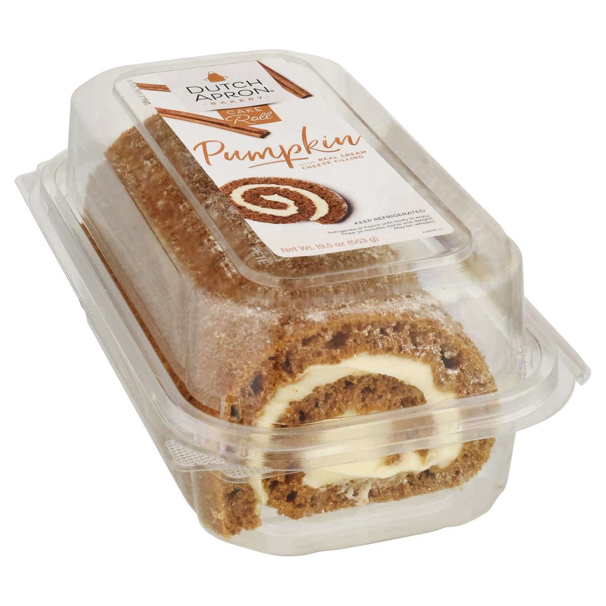 slide 6 of 9, Dutch Apron Bakery Pumpkin Cake Roll, 19.5 oz
