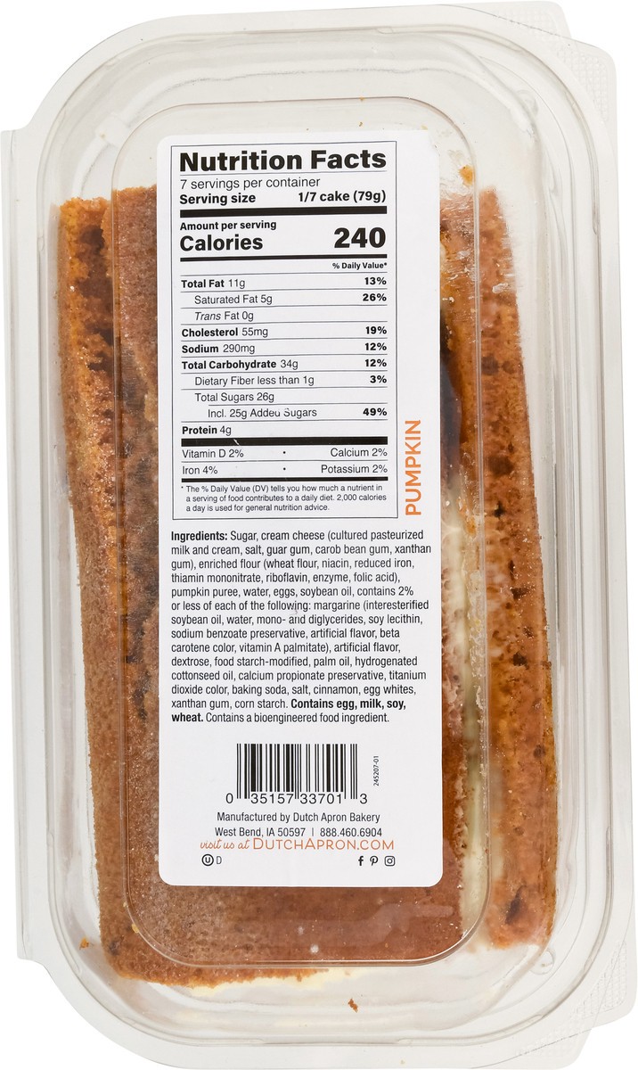 slide 3 of 9, Dutch Apron Bakery Pumpkin Cake Roll, 19.5 oz