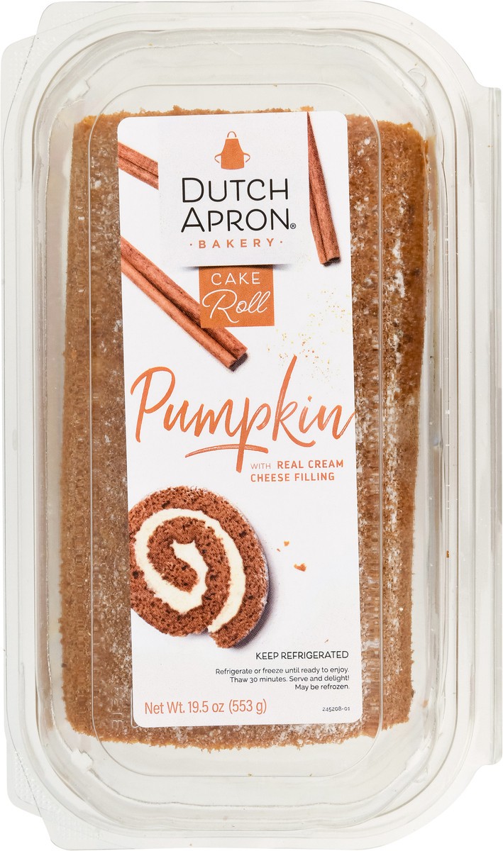 slide 2 of 9, Dutch Apron Bakery Pumpkin Cake Roll, 19.5 oz