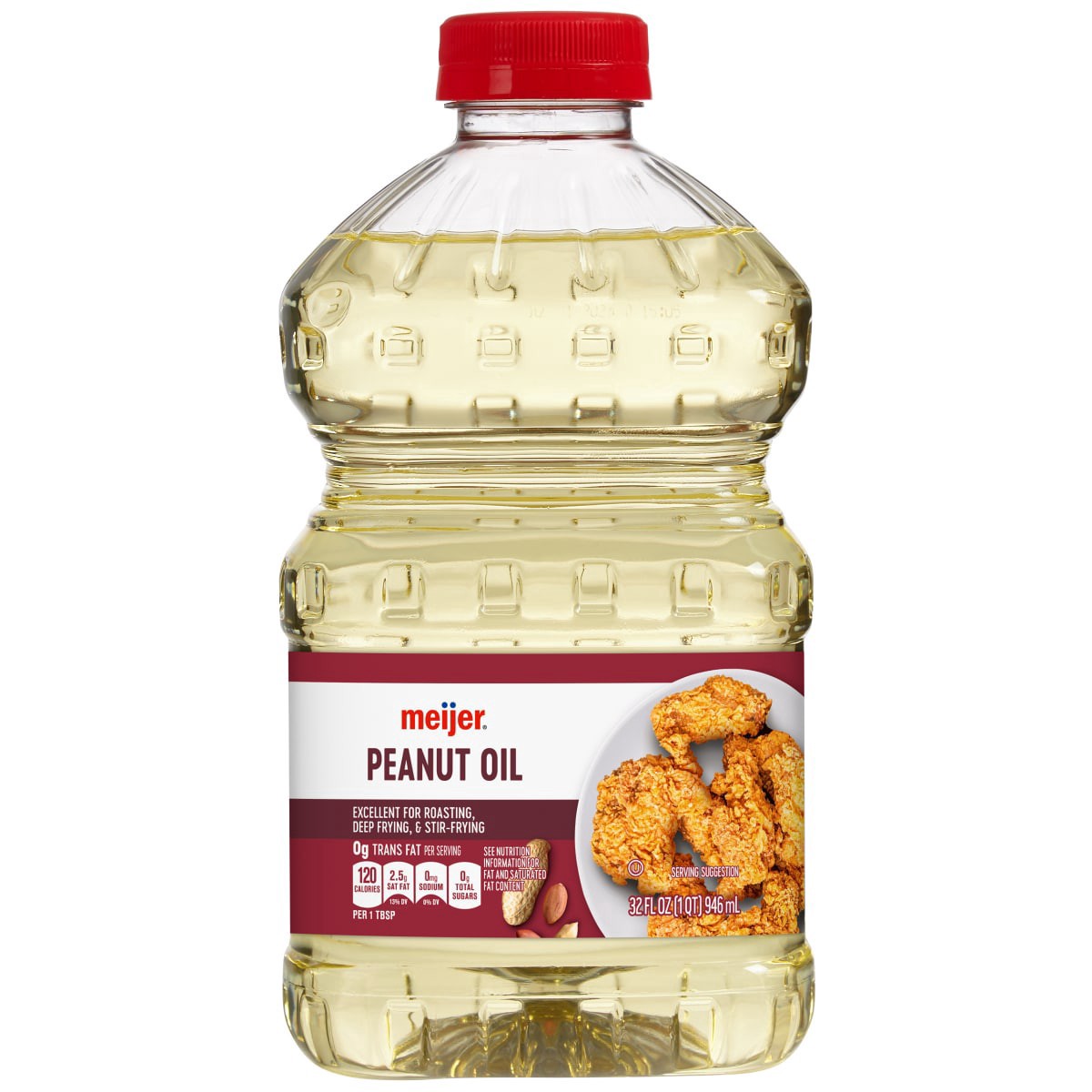 slide 1 of 9, Meijer Peanut Oil, 32 oz