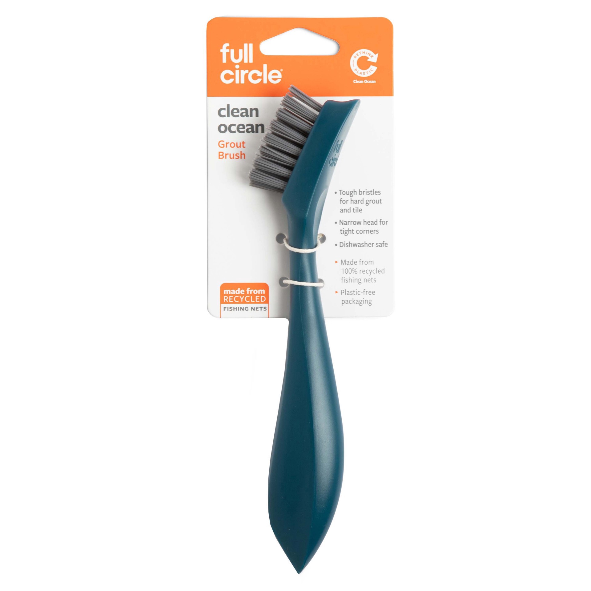 slide 1 of 1, Full Circle Clean Ocean Grout Brush, 1 ct