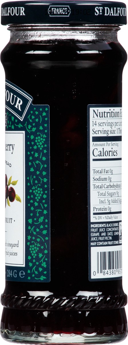 slide 14 of 14, St. Dalfour Dal All Fruit Black Cherry, 10 oz