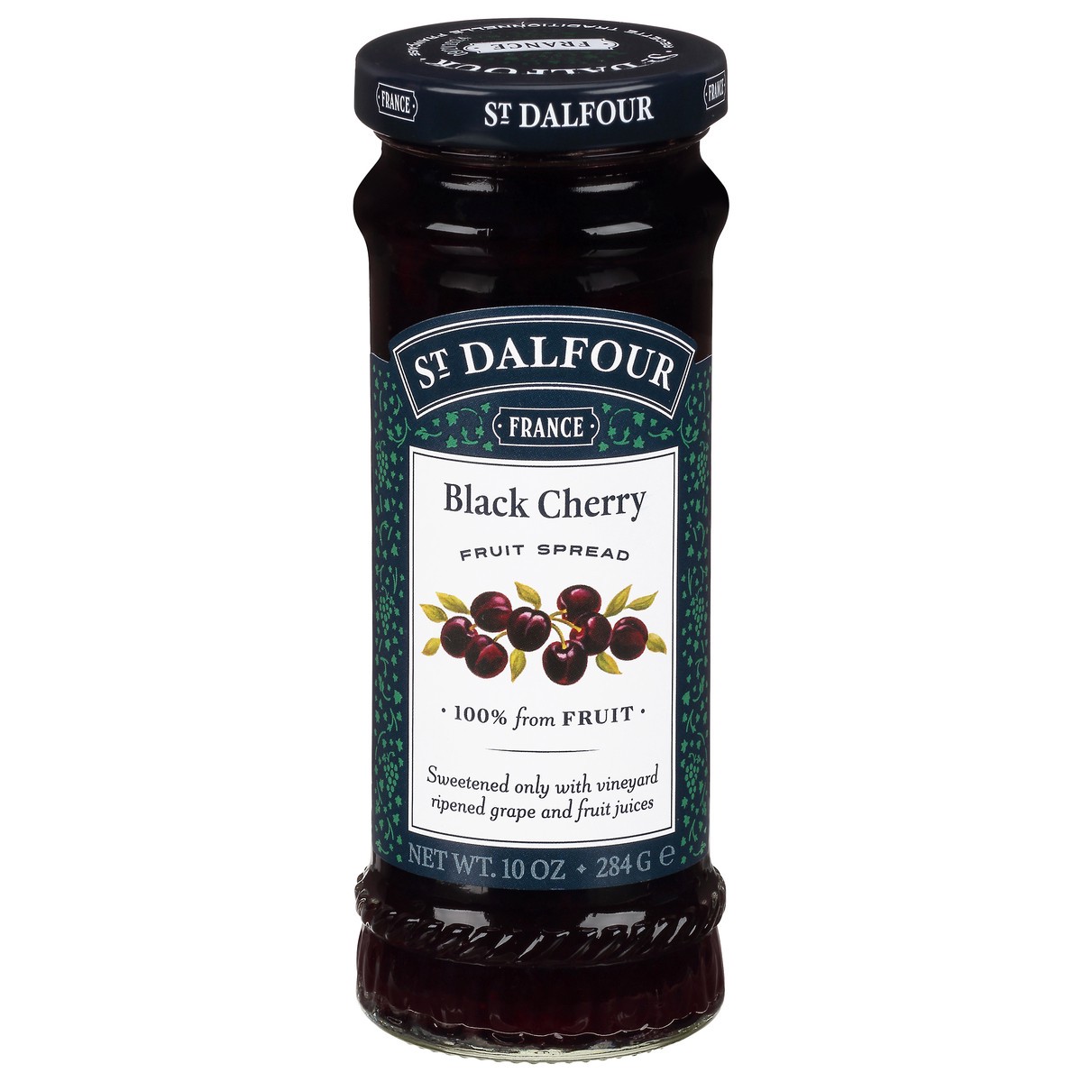 slide 8 of 14, St. Dalfour Dal All Fruit Black Cherry, 10 oz