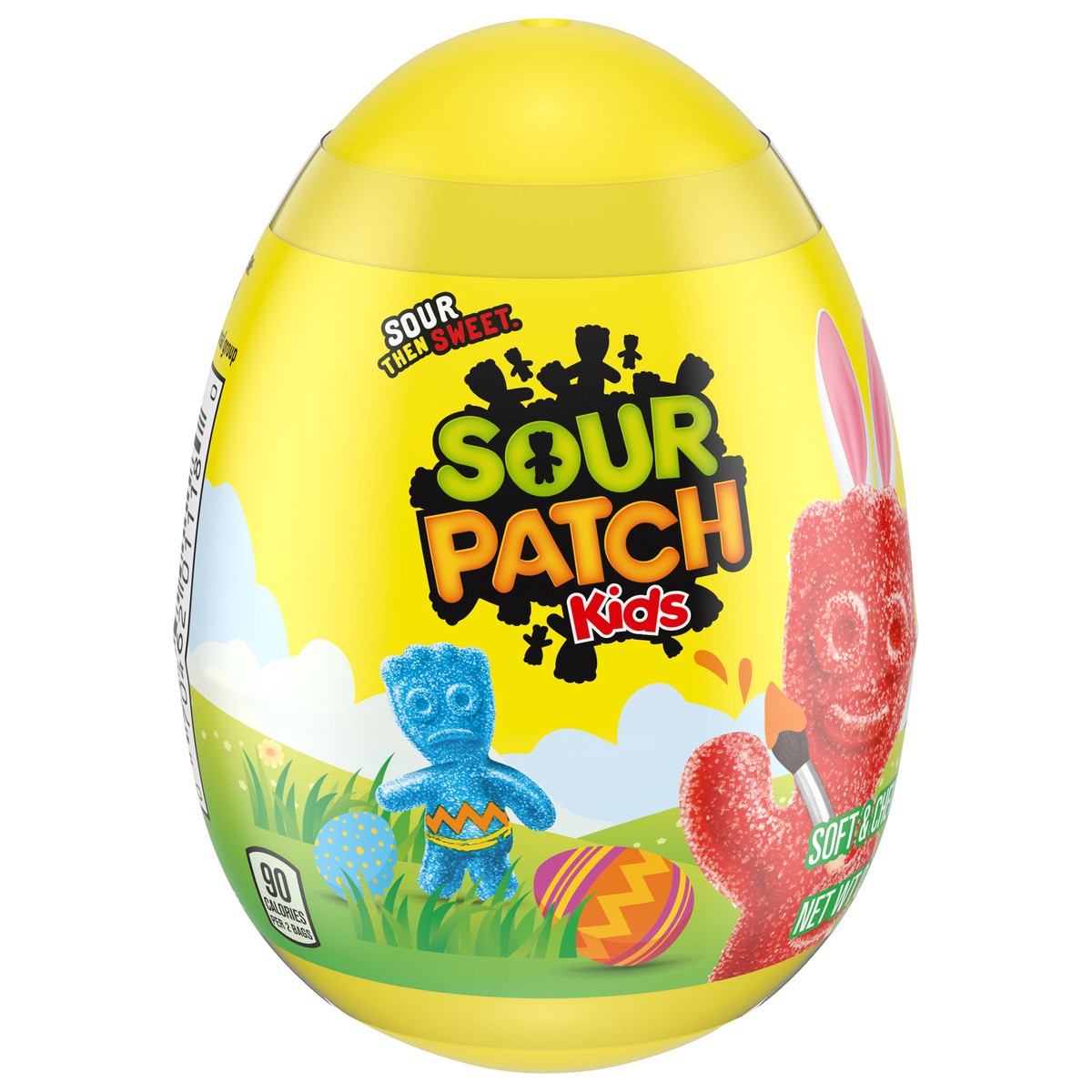 slide 7 of 9, SOUR PATCH KIDS Soft & Chewy Easter Candy, 0.88 oz Easter Egg, 0.88 oz