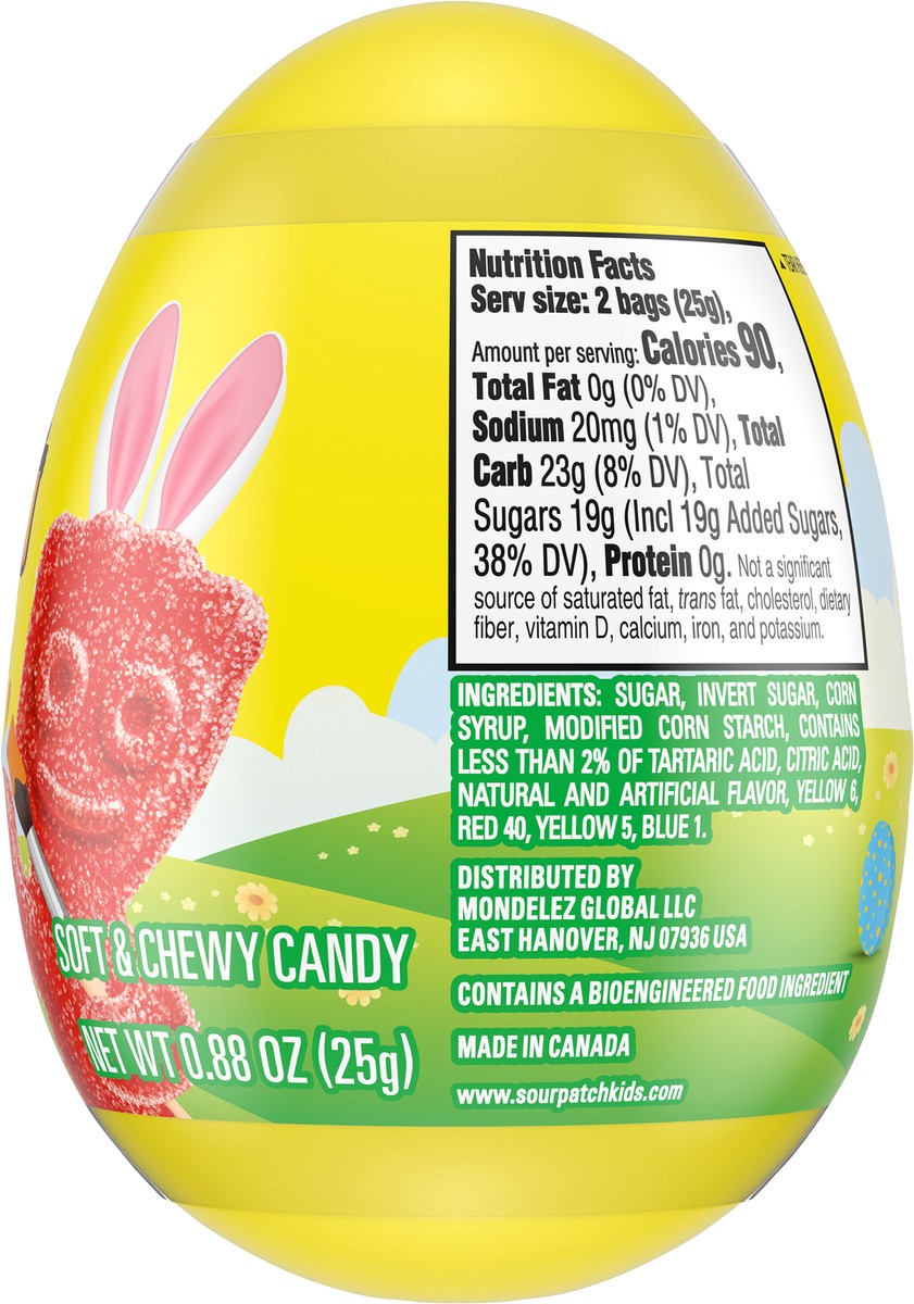 slide 8 of 9, SOUR PATCH KIDS Soft & Chewy Easter Candy, 0.88 oz Easter Egg, 0.88 oz