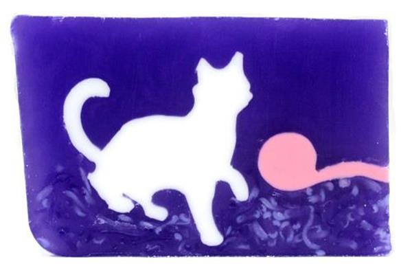 slide 1 of 1, Basin Meow Meow Soap, 0.22 lb