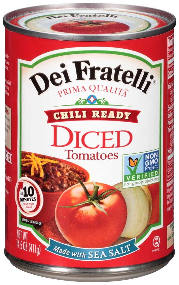 slide 1 of 1, Dei Fratelli Chili Ready Diced Tomatoes, 14.5 oz